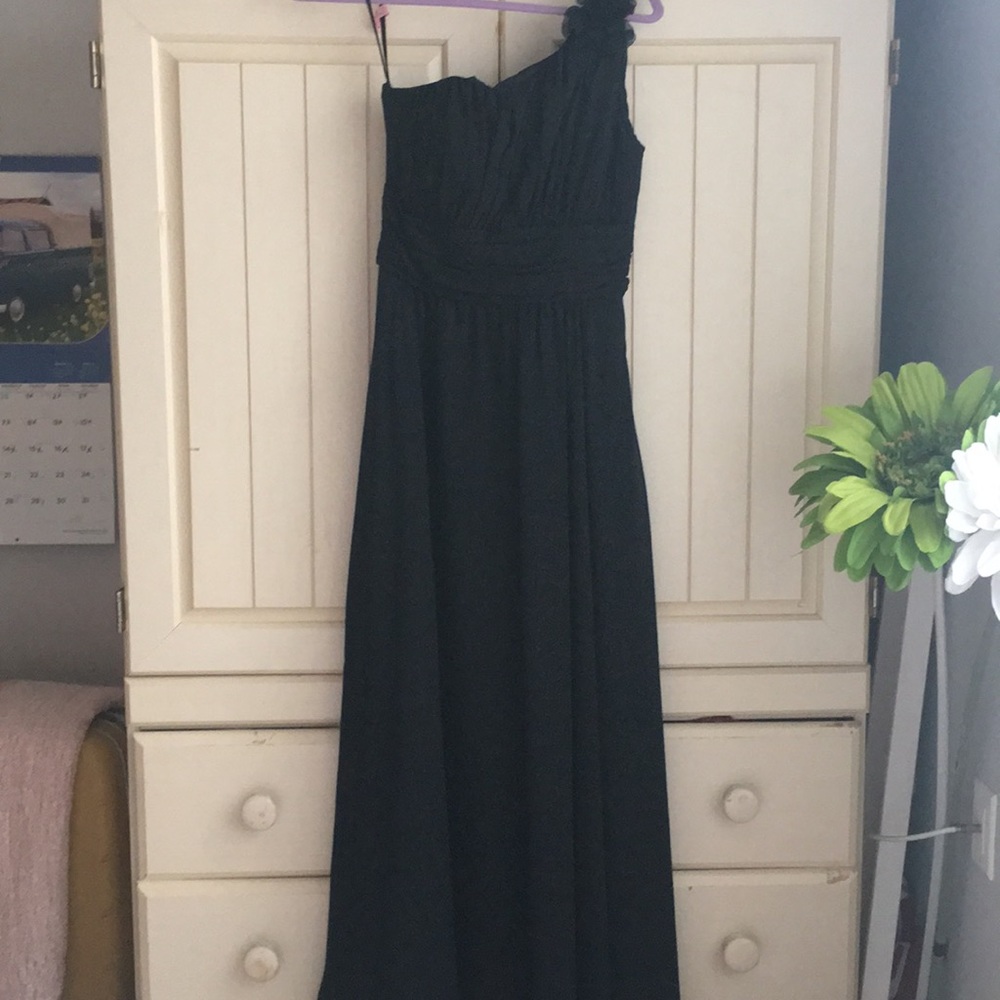 Mori Lee long black dress